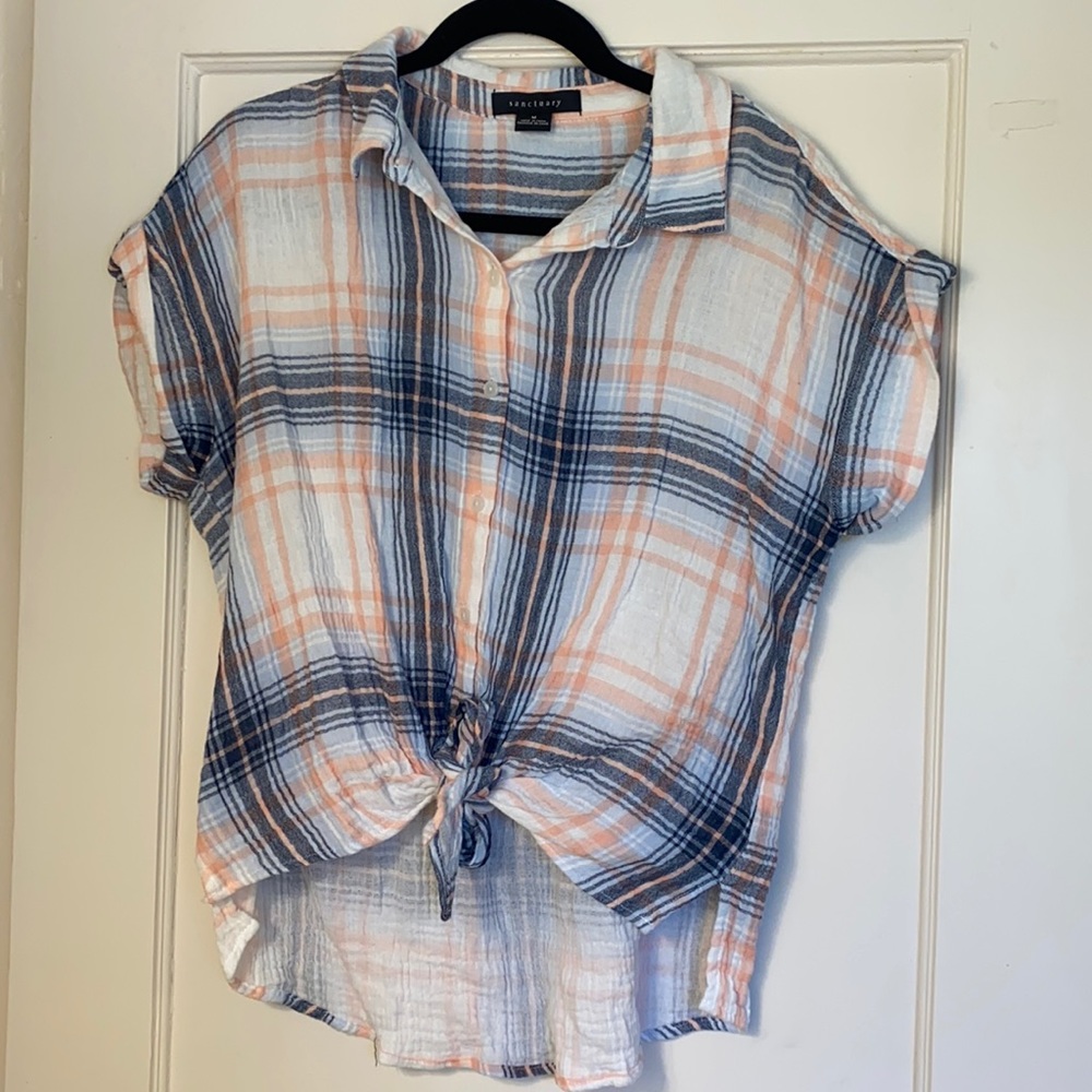 Sanctuary blouse. Barely worn. M